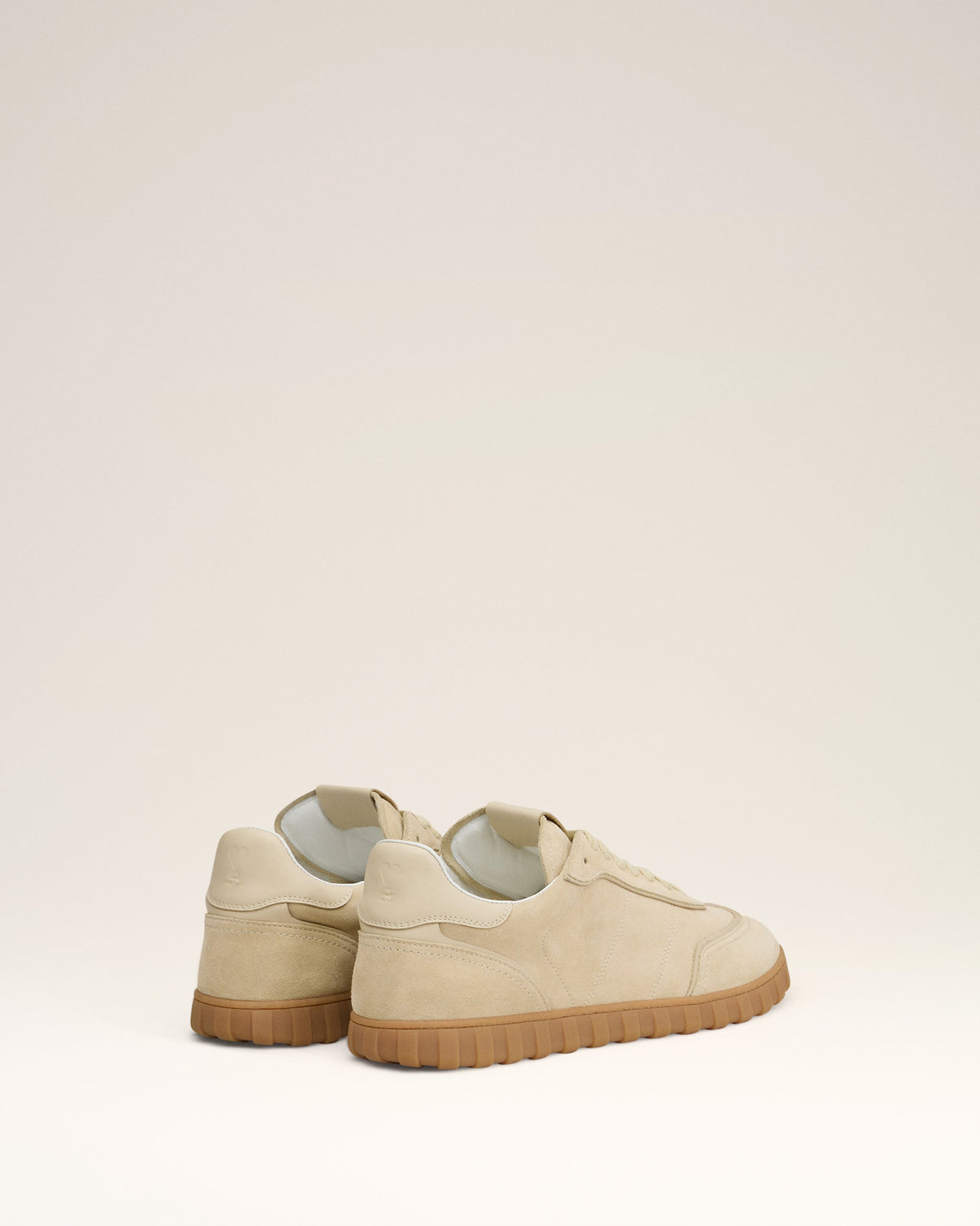 Yellow Leather Low Top Step Sneakers