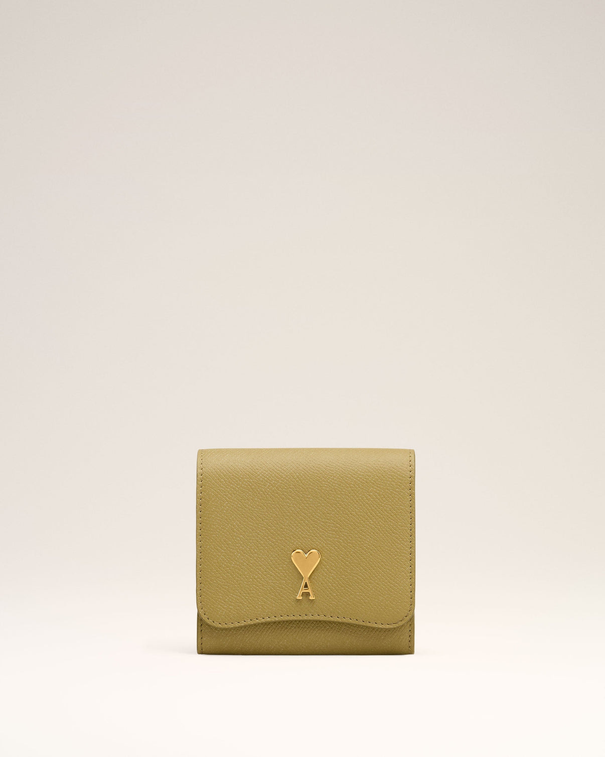 Yellow Leather Paris Paris Compact Wallet
