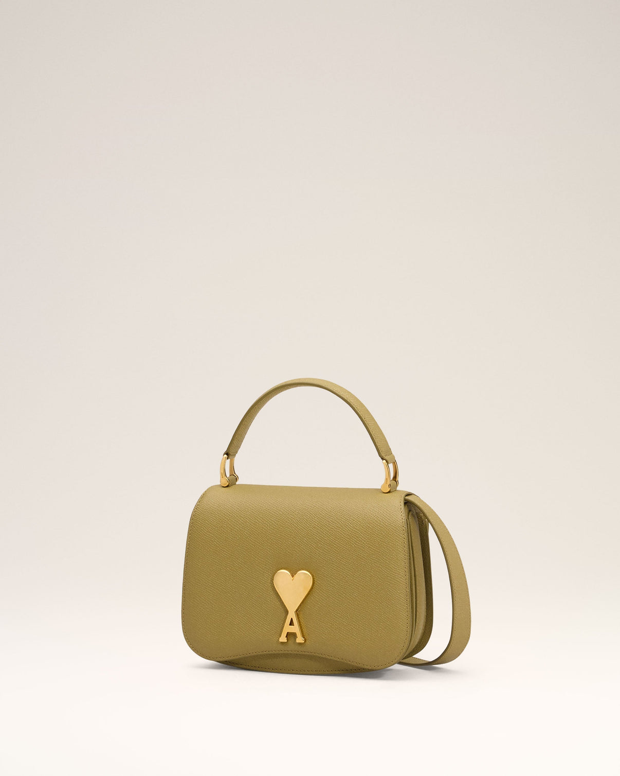 Yellow Leather Top Handle Paris Paris Bag