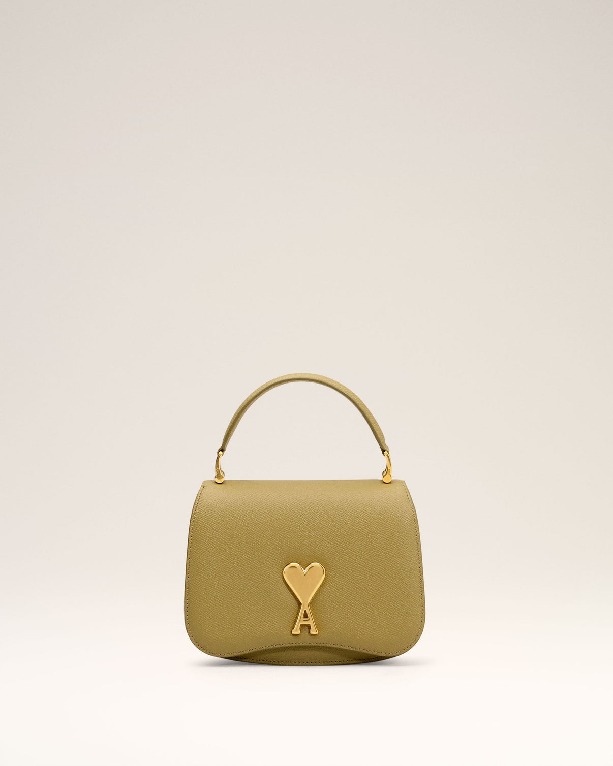 Yellow Leather Top Handle Paris Paris Bag